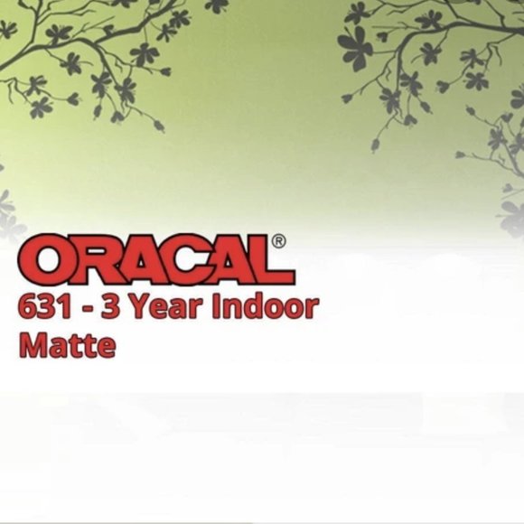 12"x 5 Ft Oracal 631 MATTE WHITE Vinyl Indoor Signs Graphics Wall Art Removable - Picture 2 of 5